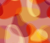 trippy red pattern